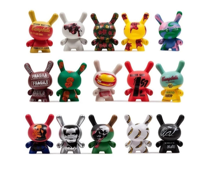 Kidrobot dunny Andy Warhol 4体セット A Andy Warhol Pop Art Collection Dunny Box One by Kidrobot
